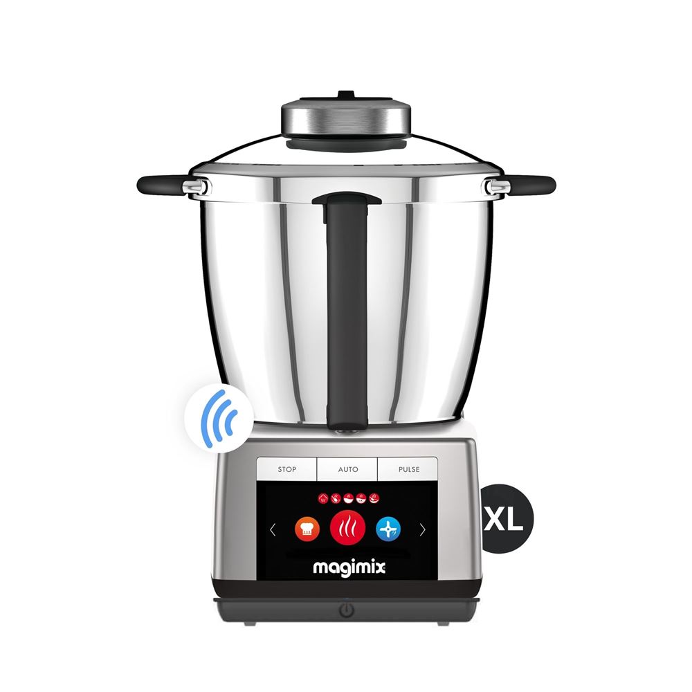 Robot-cuiseur-Magimix-Cook-Expert-XL-Connect-18914-1800-W-Platine.jpg Magimix Cook Expert XL Connect 18914 Procesador de alimentos Platinum de 1800 W - Imagen 1