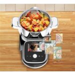 Moulinex i-Companion Touch Pro HF93ECF0 Procesador de alimentos multifunción plateado de 1550 W - Imagen 5